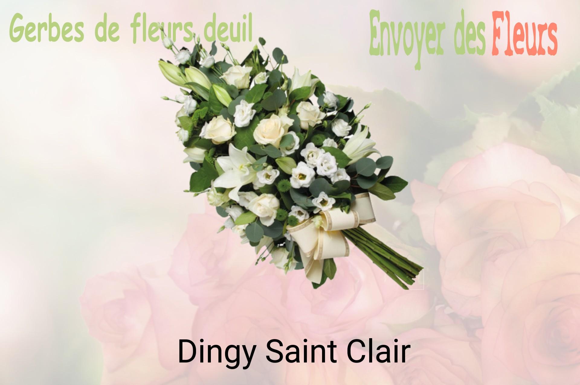 Gerbe de fleurs de deuil livrée à Dingy-Saint-Clair
